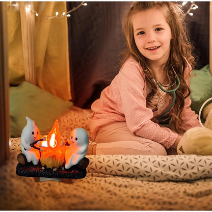 Halloween Ghost Campfire Night Light 5