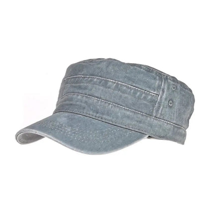 Classic Military-Style Cotton Cadet Cap ? 5
