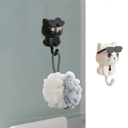 Cat Hook with Moving Sunglasses-3PCS 5