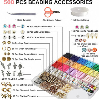 Clay Beads Bracelet Making Kit 5