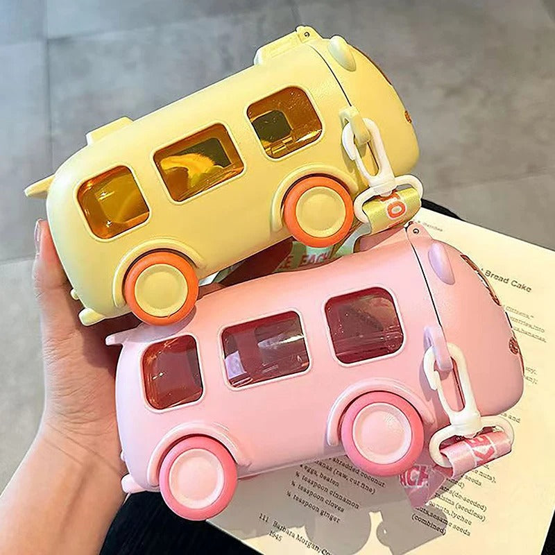 Portable Water Cup in Bus Shape with Strap 5
