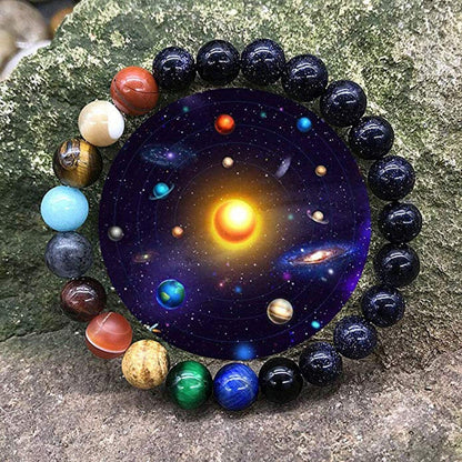 Solar System Planet Themed Natural Stone Bracelet 5