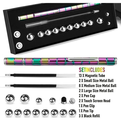 Multifunctional Spinning Metal Fidget Pen 5
