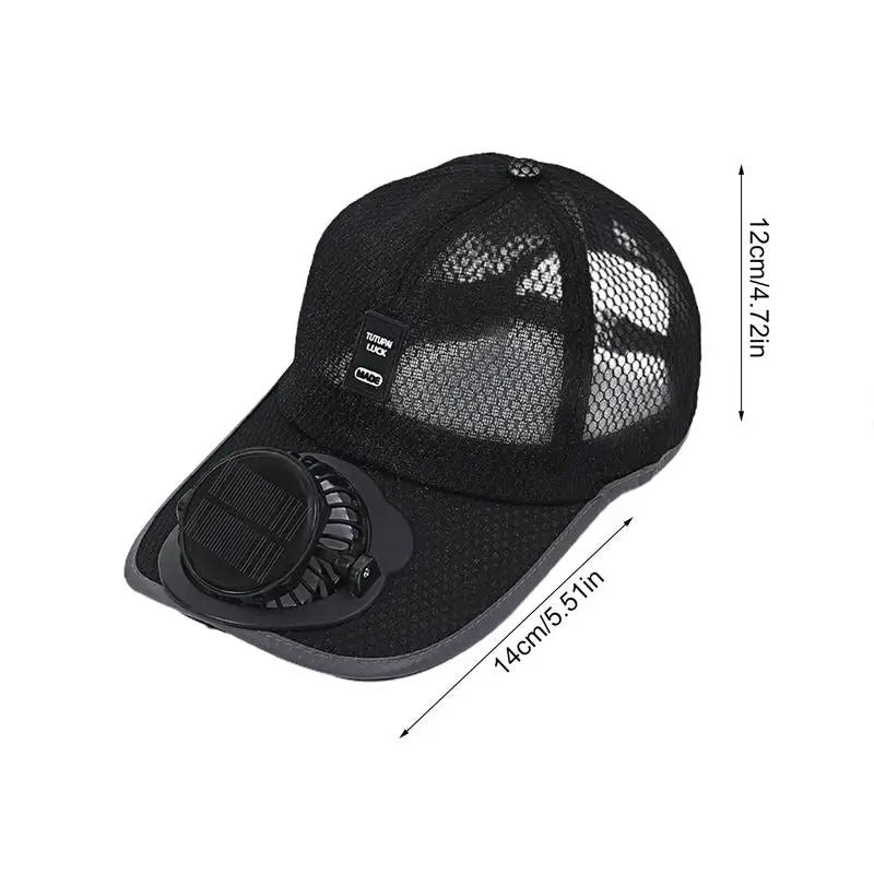 Cap with Solar Fan 5