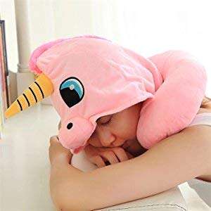 Hooded Unicorn Neck Pillow 5