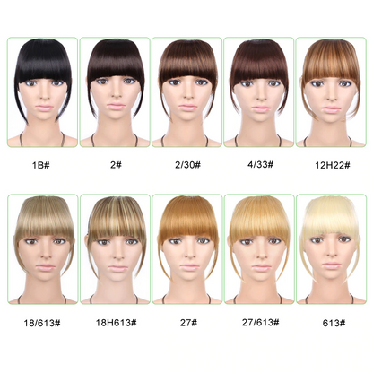 3D Clip-In Bangs Hair Extensions 3