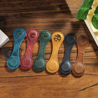 Magnetic Genuine Leather Bookmark 5
