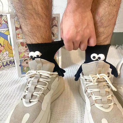 Funny Couple Magnetic Holding Hands Socks 5