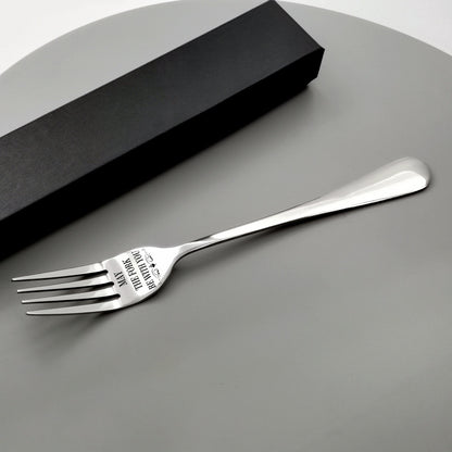 Engraved Fork- I Forking Love You 5