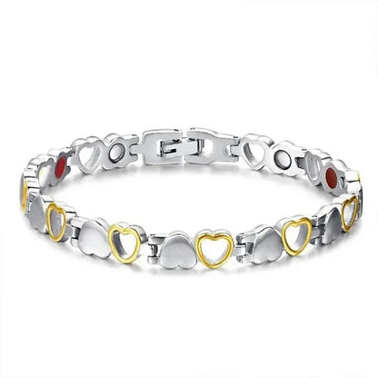 Cordate Ion Lymphatic Therapeutic Titanium Bracelet 5