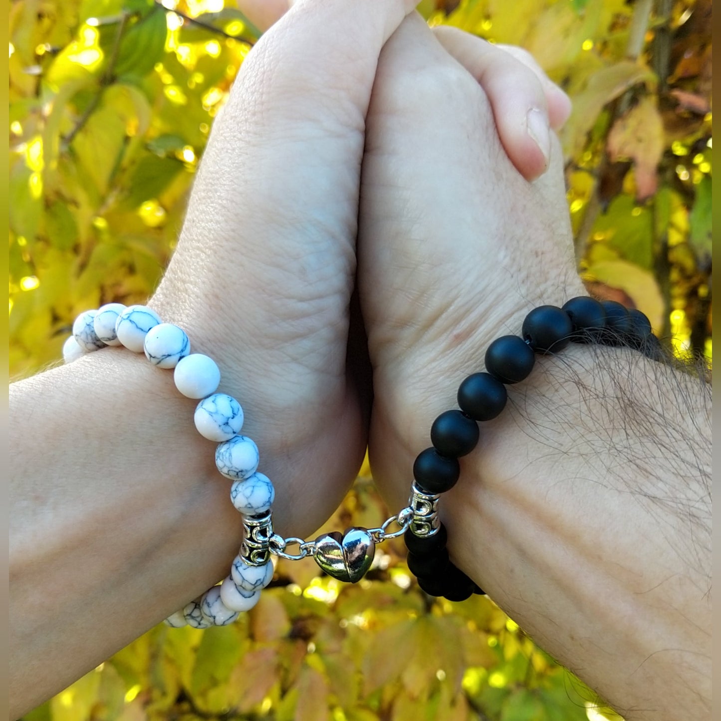 Heart Magnetic Bracelets for Couples 4