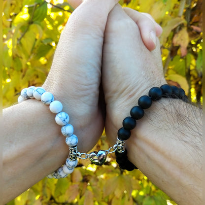 Heart Magnetic Bracelets for Couples 4