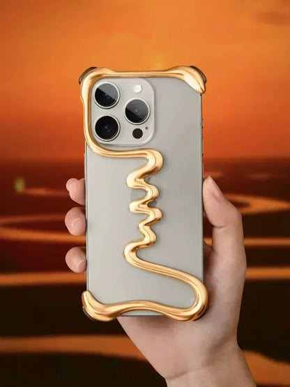 Luxury Metal Frameless Phone Case 5