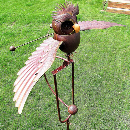 Outdoor Metal Owl Decoration 5