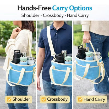 Insulated Beverage Carrier Tote 5