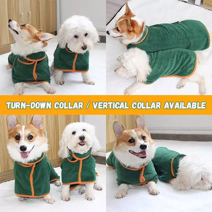 Super Absorbent Pet Bathrobe-M 5