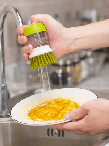 Multifunctional Pressing Cleaning Brush 5