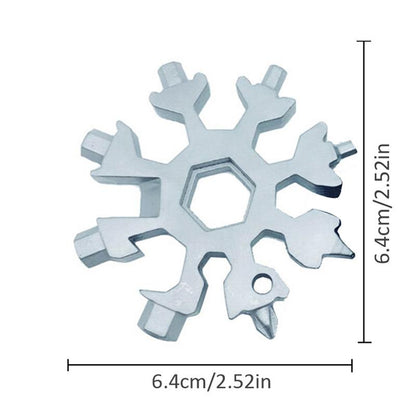 18-in-1 Stainless Steel Snowflakes Multi-Tool 5