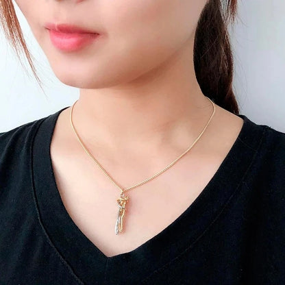 Couple Hug Necklace 5