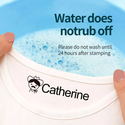 Self Inking Clothes Labelling Custom Personalised Name Stamp 5