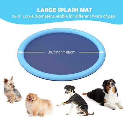 Non-Slip Splash Pad for Kids and Dog 5