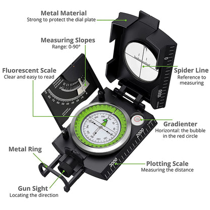 Military Aiming Navigation Compass 5