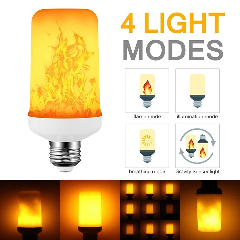 LED Flame Effect Light Bulb 5