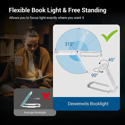 USB Rechargeable Book Light 5