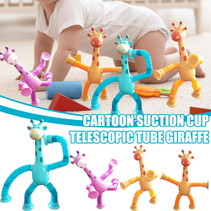 Suction Cup Pop Tube Giraffe Toys-4pcs 5