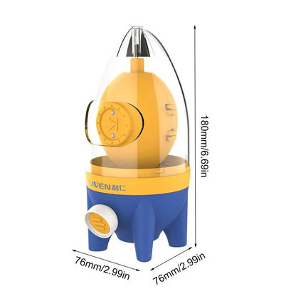 Rocket Shaped Egg White Yolk Mixer 5