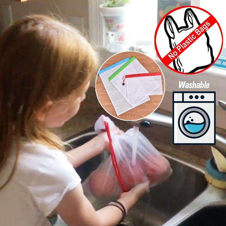 Reusable Mesh Fresh Produce Bags 5
