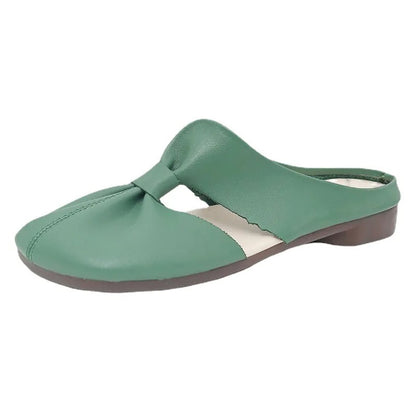 Cut Out Design Flat Mules 5