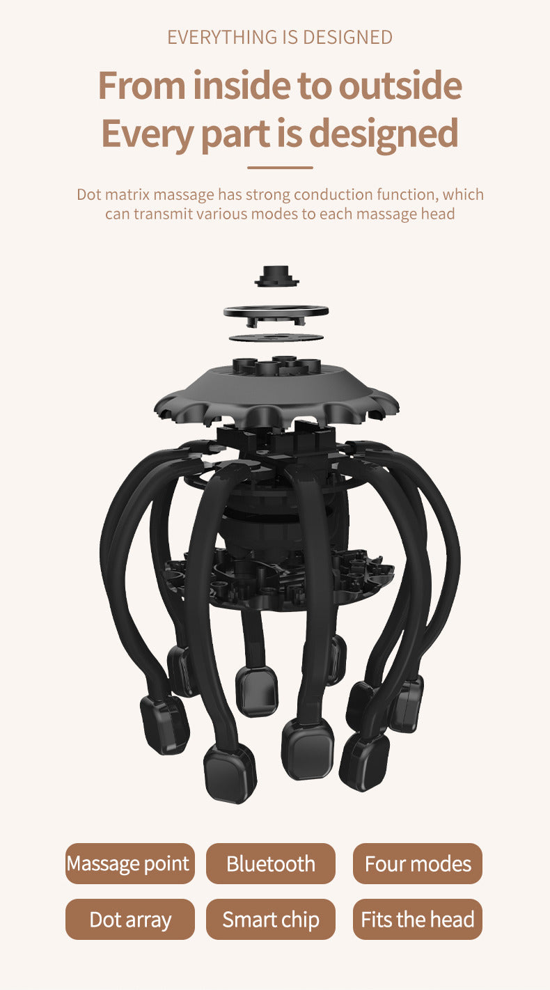 Octopus Stress Relief Head Massager 5