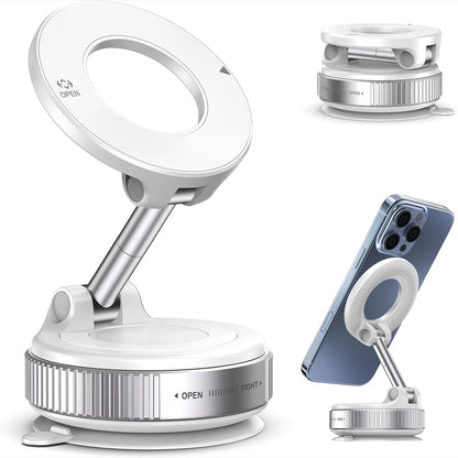 Suction Magsafe Car Phone Mount – 360° Adjustable Holder 5