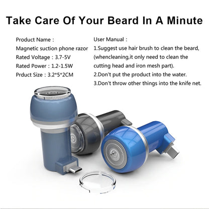 Portable Mini-USB Electric Shaver 5