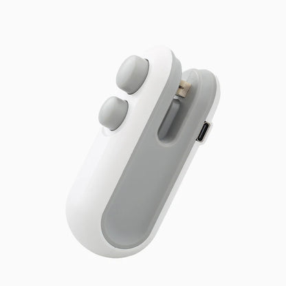 Mini Magnet USB Rechargeable Bag Sealer With Cutter 5