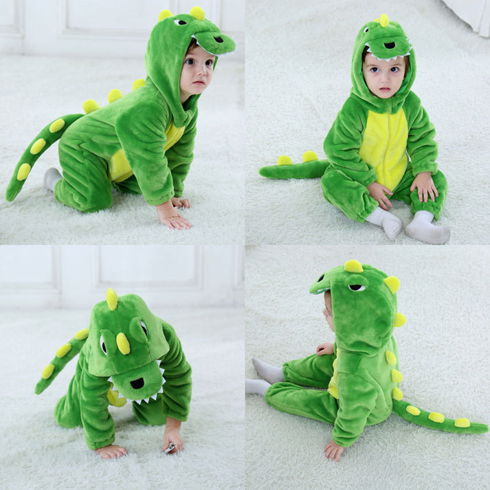 kids Dinosaur Onesie Costume 2