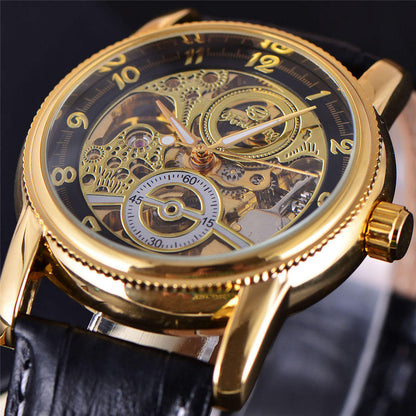 Watch Men Military Sport Skeleton 5