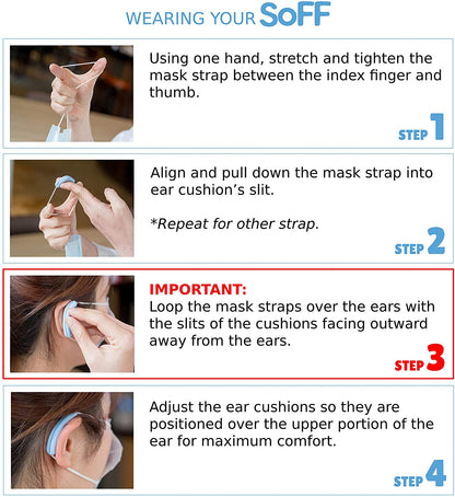 Anti-Slip Silicone Mask Ear Cushions 5