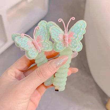 Butterfly Telephone Wire Hair Bands 5