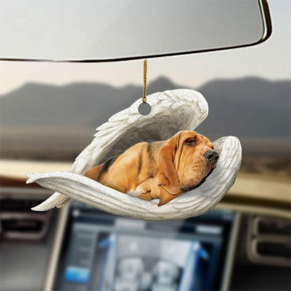 Dog Sleeping Angel Keychain 5