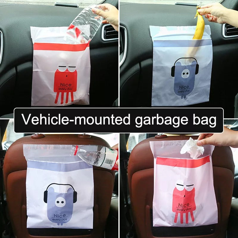 Biodegradable Easy Stick-On Trash Bag-60pcs 5