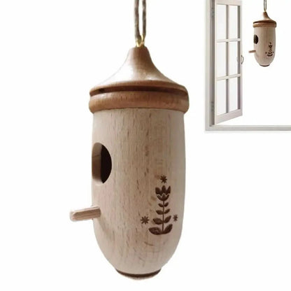 Wooden Hummingbird House 5