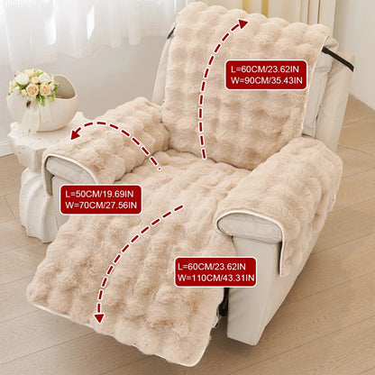 Soft Plush Recliner Cover 5
