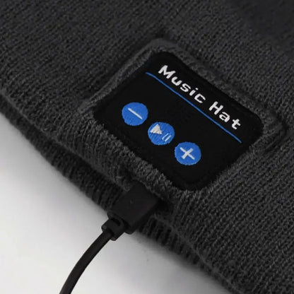 Handsfree Warm Beanie Bluetooth 5.0 Rechargeable Stereo Headset 5