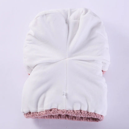 2 in 1 Mask Scarf Knitted Hat 5