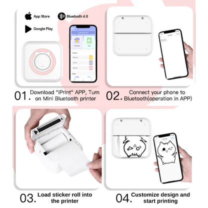 Mini Instant Sticker Printer 5