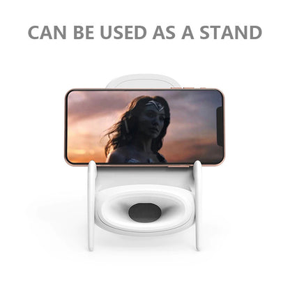 Portable Mini Chair Wireless Charger With Speaker 5