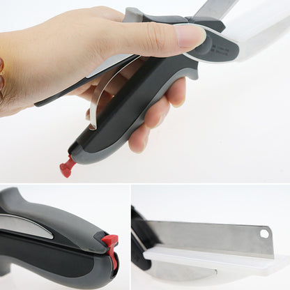 Clever Cutter 2 In 1 Cutting Board And Knife Scissors 5