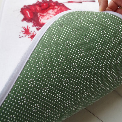 Anti-Slip Bloody Footprints Bath Mat 4